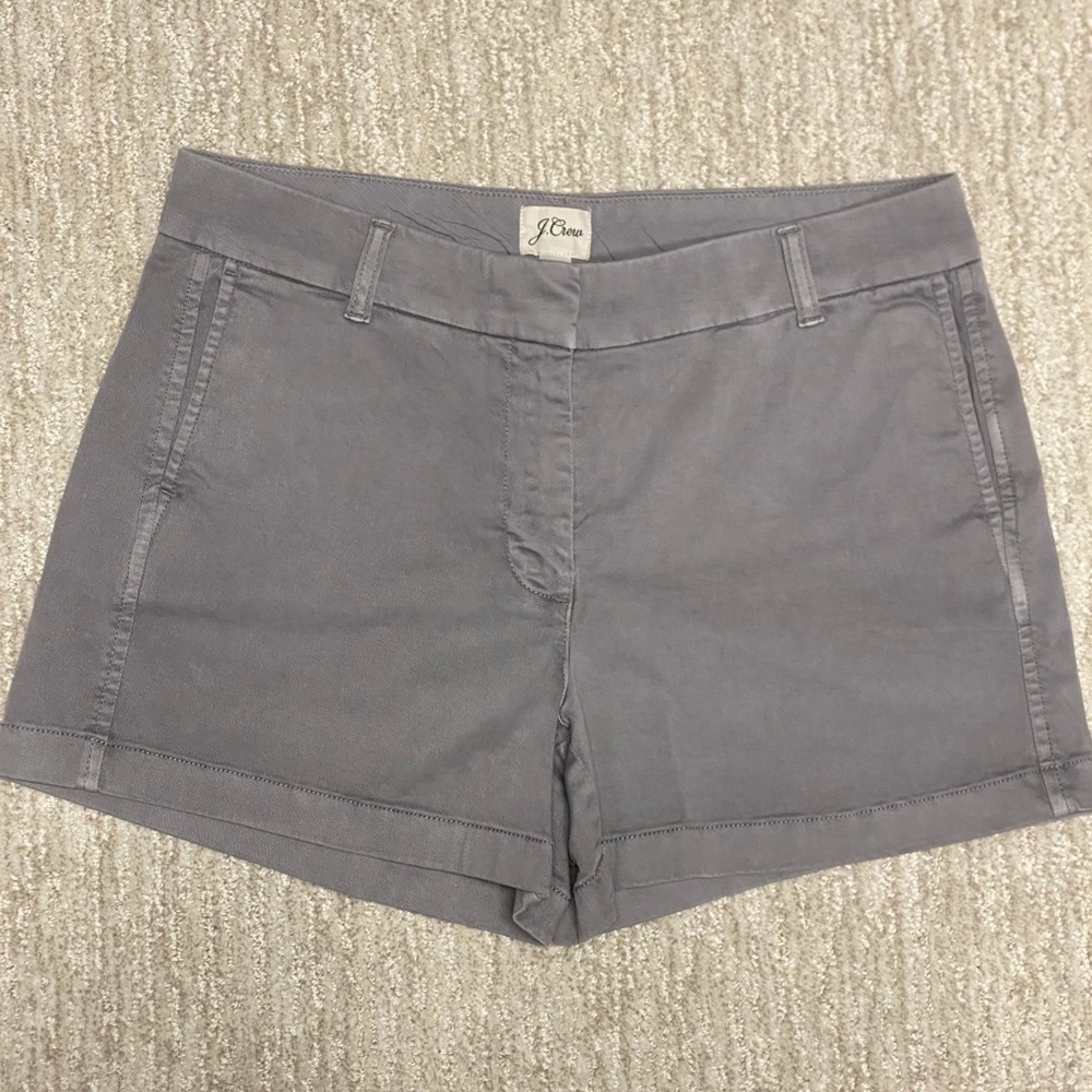 NWOT J. Crew Women's 4” Heritage Cotton Chino Shorts